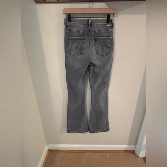 Mother Denim High Waisted Weekender Skimp, Northern Lights gray size 25